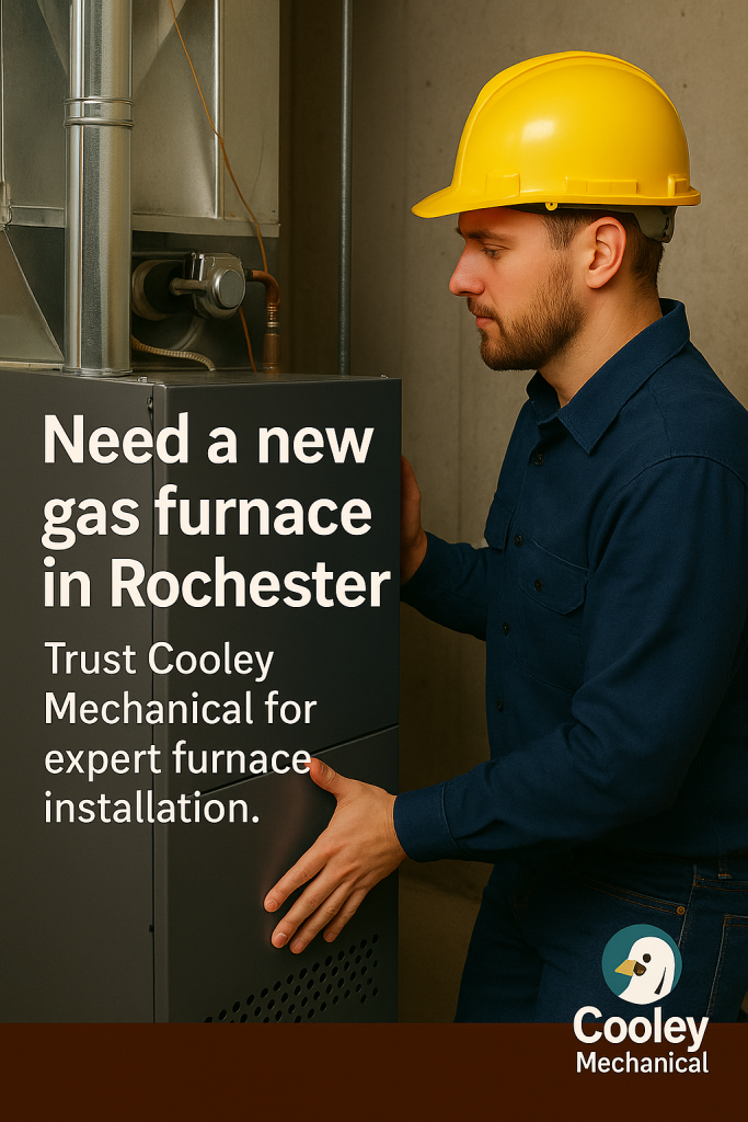 need a new gas furnace in in rochester trust cooley mechanical for expert furnace installation - furnace replacement rochester mi