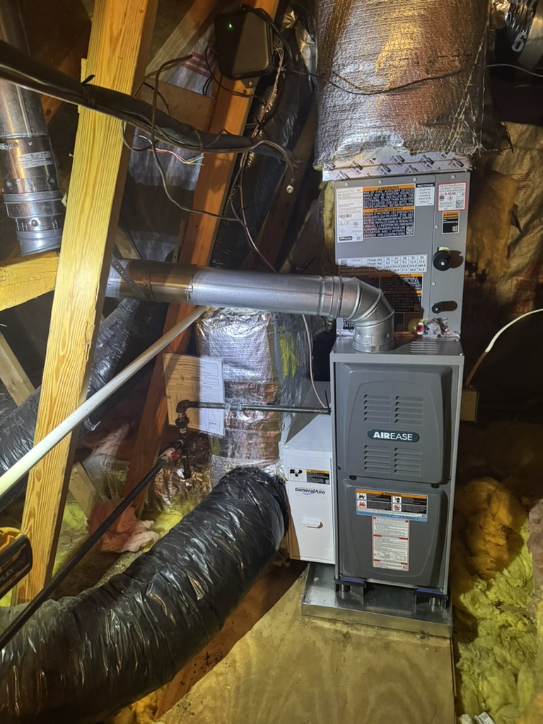 Attic installation in progress